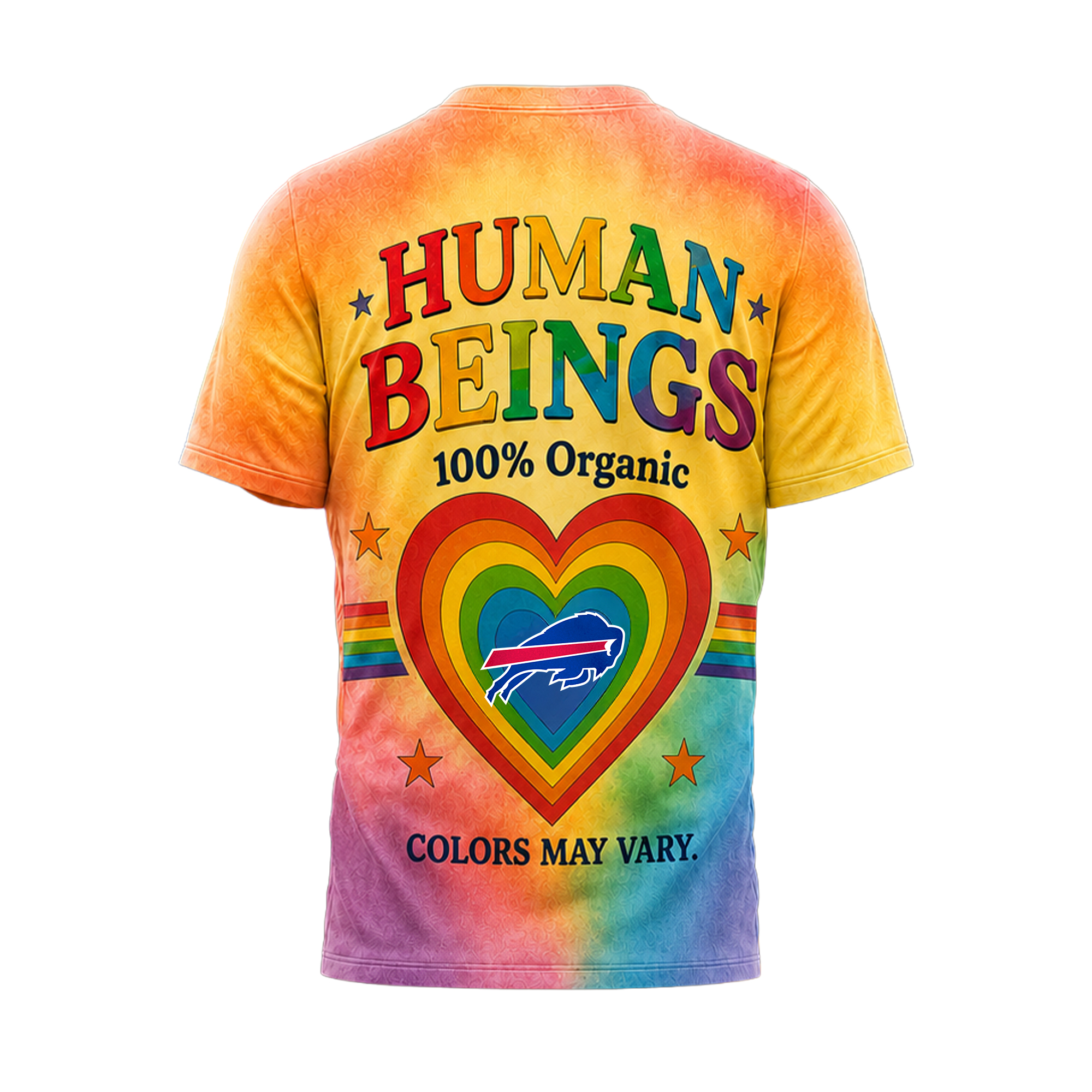 Buffalo Bills | Premium NFL Human Being Color May Vary 3D T-Shirt - Image 3
