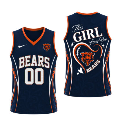 Alternative view of Chicago Bears | Premium NFL Womens Game Day Love Tank Top Jersey