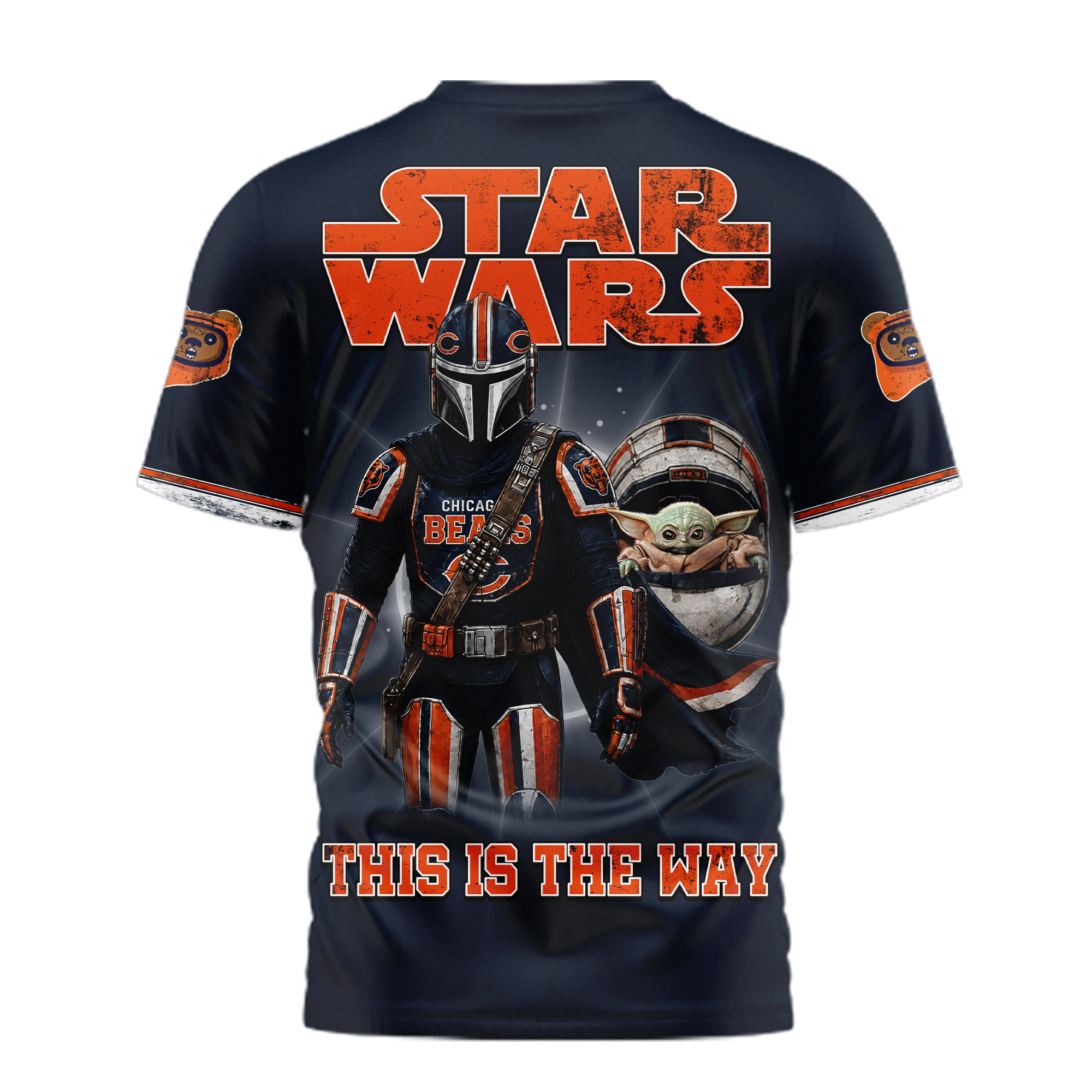 Chicago Bears | Premium NFL This Is The Way Star Wars 3D Shirt - Image 3