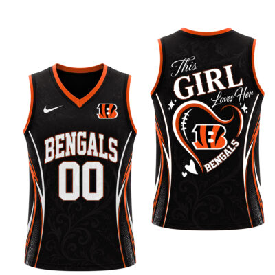 Alternative view of Cincinnati Bengals | Premium NFL Womens Game Day Love Tank Top Jersey