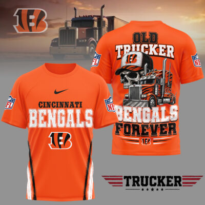 Cincinnati Bengals | Premium NFL Old Trucker Fan 3D Shirt