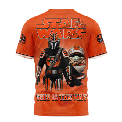 Alternative view of Cincinnati Bengals | Premium NFL This Is The Way Star Wars 3D Shirt