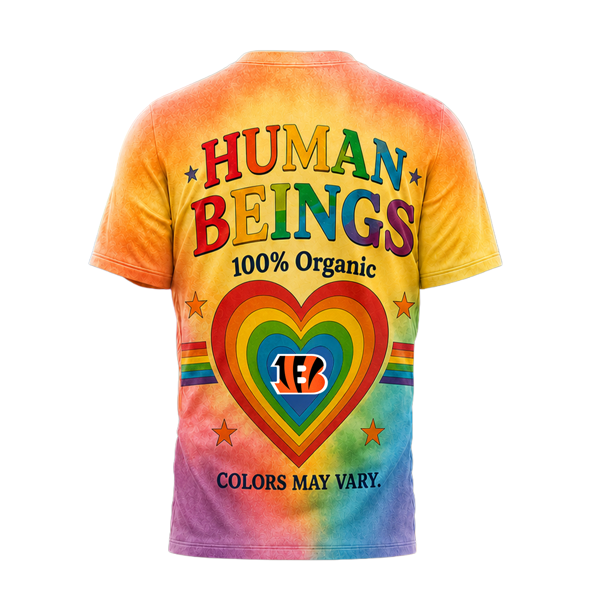 Cincinnati Bengals | Premium NFL Human Being Color May Vary 3D T-Shirt - Image 3