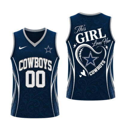 Alternative view of Dallas Cowboys | Premium NFL Womens Game Day Love Tank Top Jersey