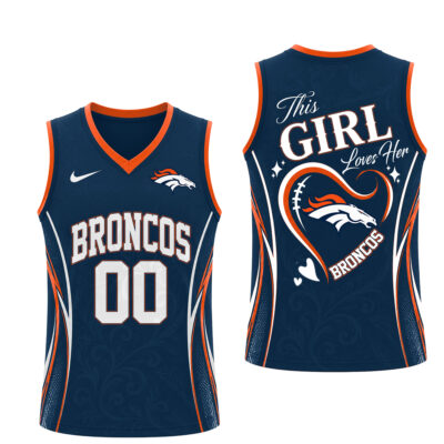 Alternative view of Denver Broncos | Premium NFL Womens Game Day Love Tank Top Jersey