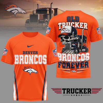 Denver Broncos | Premium NFL Old Trucker Fan 3D Shirt