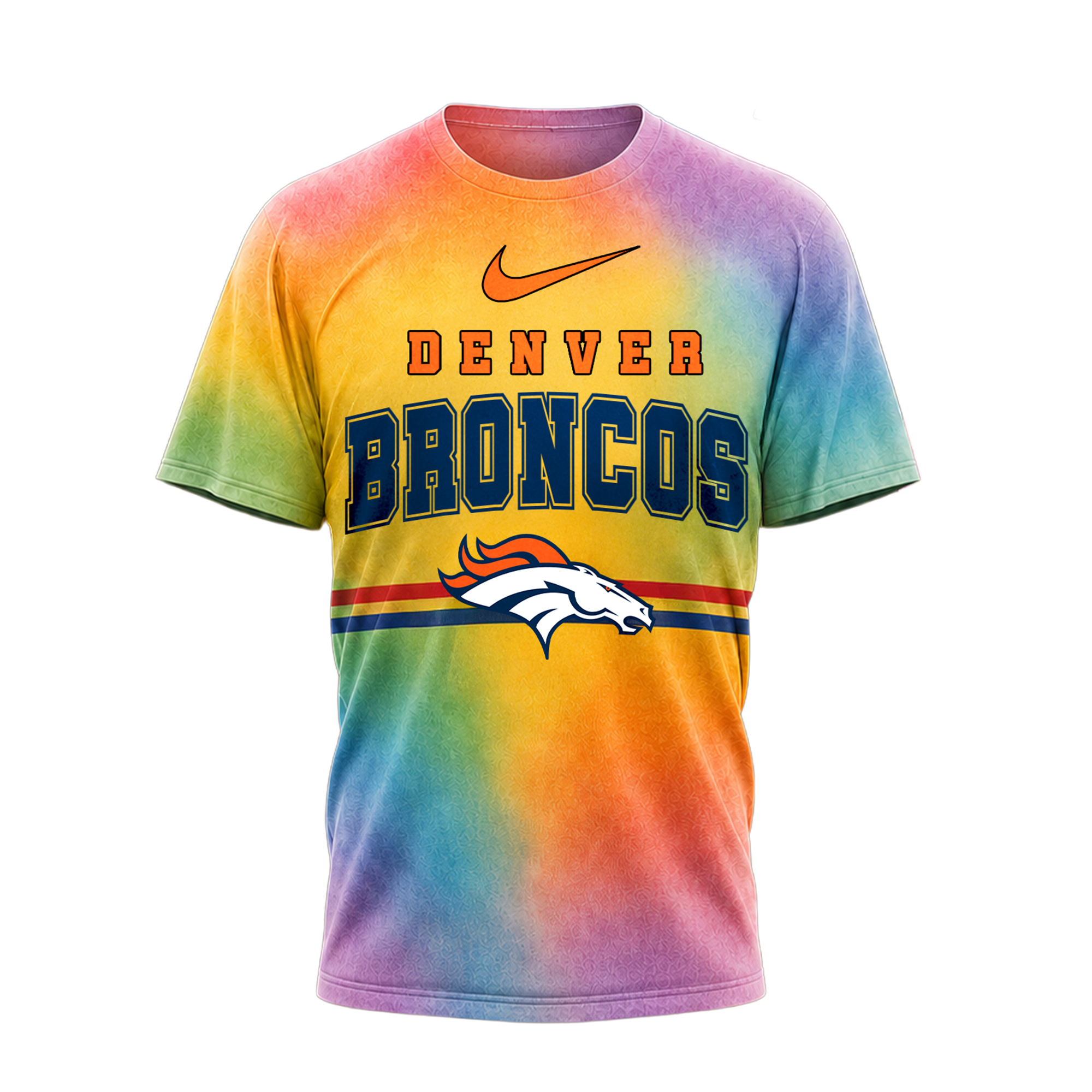 Denver Broncos | Premium NFL Human Being Color May Vary 3D T-Shirt - Image 2