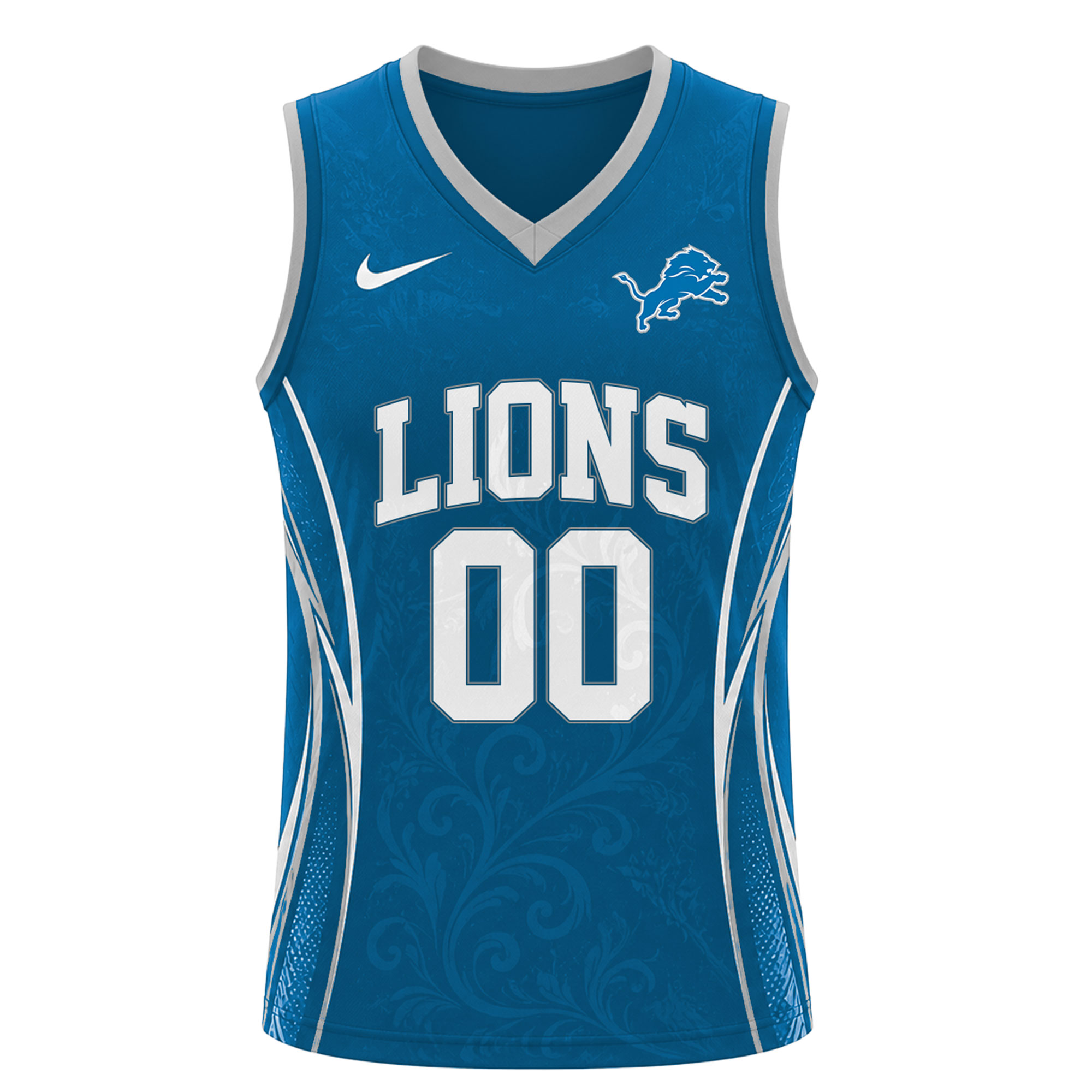 Detroit Lions | Premium NFL Womens Game Day Love Tank Top Jersey - Image 3