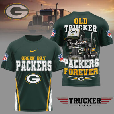 Green Bay Packers | Premium NFL Old Trucker Fan 3D Shirt