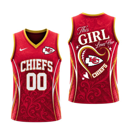 Alternative view of Kansas City Chiefs | Premium NFL Womens Game Day Love Tank Top Jersey