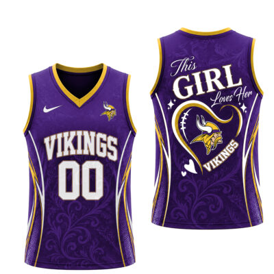 Alternative view of Minnesota Vikings | Premium NFL Womens Game Day Love Tank Top Jersey