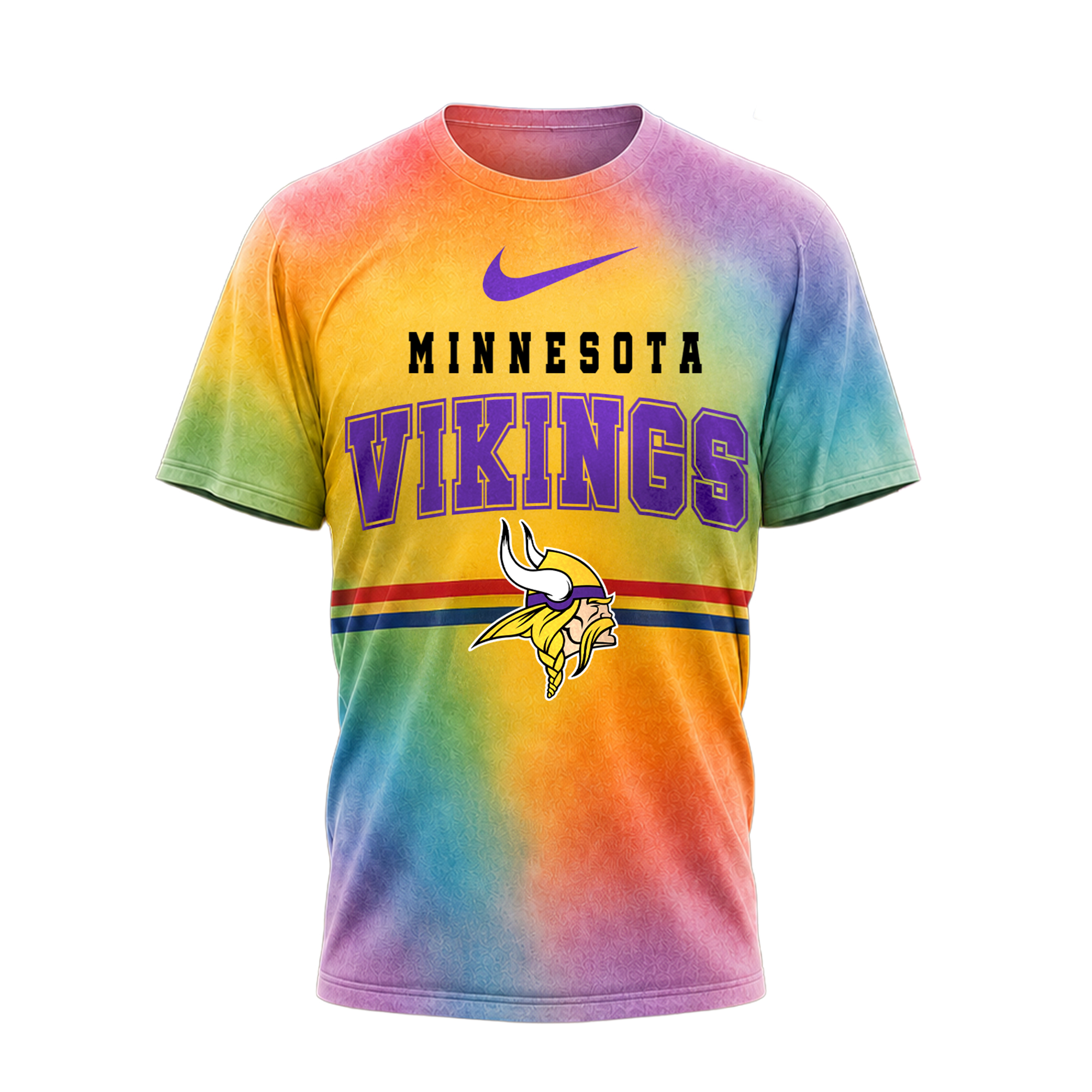 Minnesota Vikings | Premium NFL Human Being Color May Vary 3D T-Shirt - Image 2