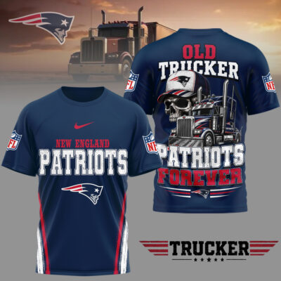 New England Patriots | Premium NFL Old Trucker Fan 3D Shirt