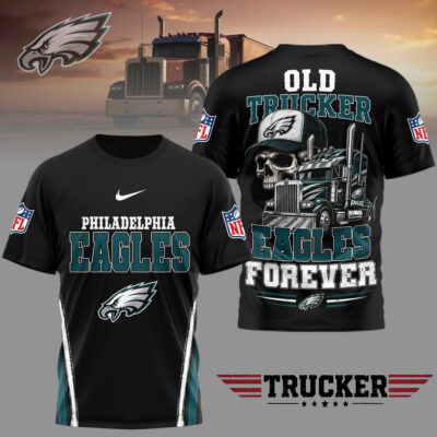 Philadelphia Eagles | Premium NFL Old Trucker Fan 3D Shirt