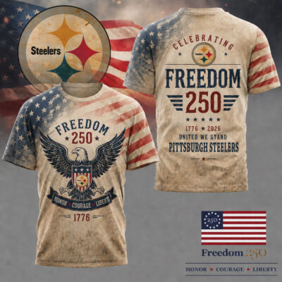 Pittsburgh Steelers | Premium NFL Freedom 250 Patriotic 3D Shirt - S