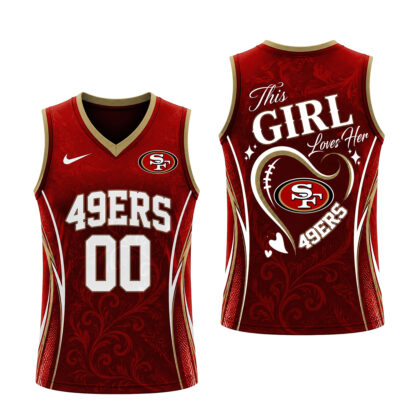 Alternative view of San Francisco 49ers | Premium NFL Womens Game Day Love Tank Top Jersey