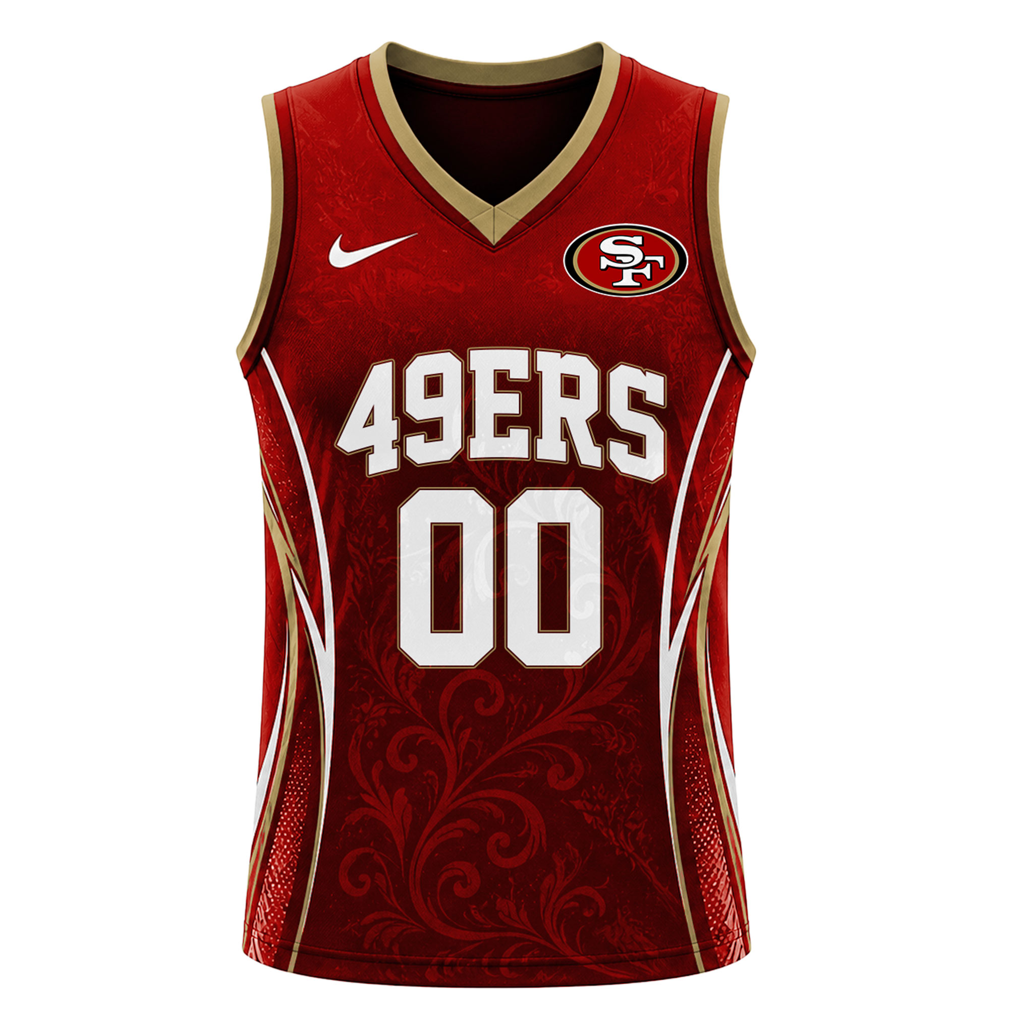 San Francisco 49ers | Premium NFL Womens Game Day Love Tank Top Jersey - Image 3