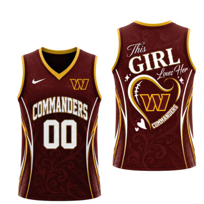 Alternative view of Washington Commanders | Premium NFL Womens Game Day Love Tank Top Jersey