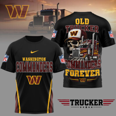 Washington Commanders | Premium NFL Old Trucker Fan 3D Shirt