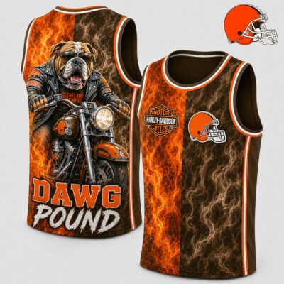 Cleveland Browns | Premium NFL Harley Davidson Pride Tank Top Shirt