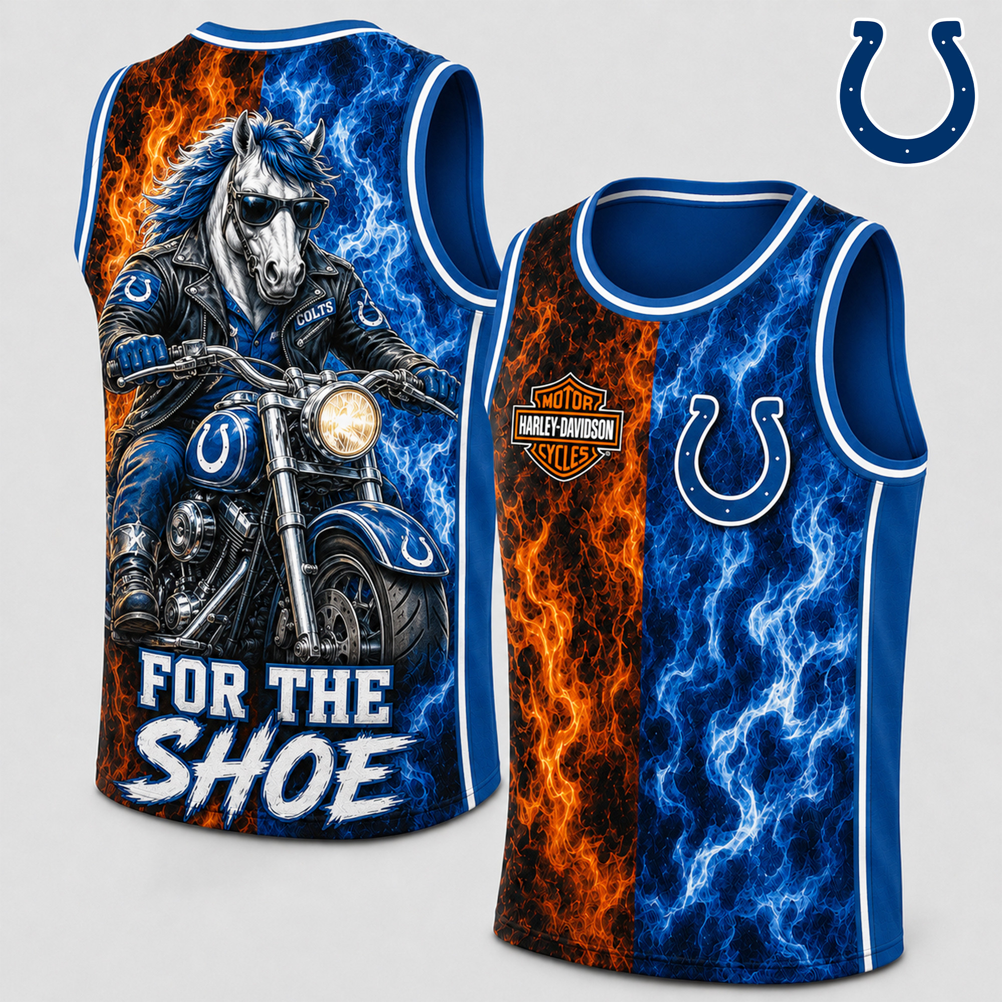 Indianapolis Colts | Premium NFL Harley Davidson Pride Tank Top Shirt