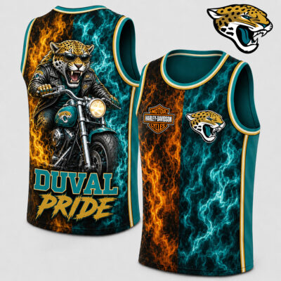Jacksonville Jaguars | Premium NFL Harley Davidson Pride Tank Top Shirt