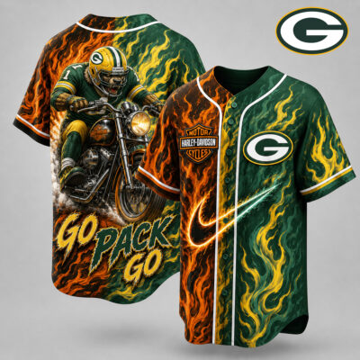 Green Bay Packers | Premium NFL Harley Davidson Pride Jersey