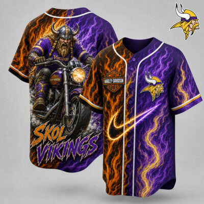 Minnesota Vikings | Premium NFL Harley Davidson Pride Jersey