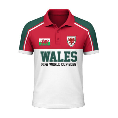 Alternative view of Wales | Premium WC26 National Pride Edition Polo NTH1