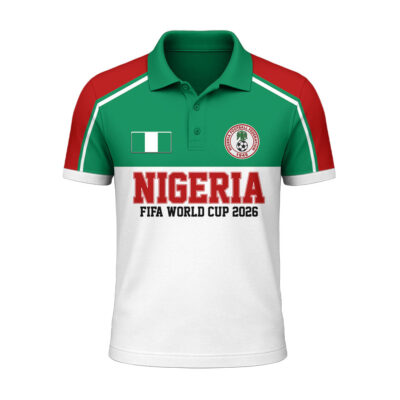 Alternative view of Nigeria | Premium WC26 National Pride Edition Polo NTH1