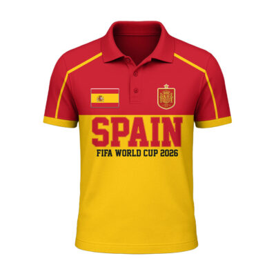 Alternative view of Spain | Premium WC26 National Pride Edition Polo NTH1