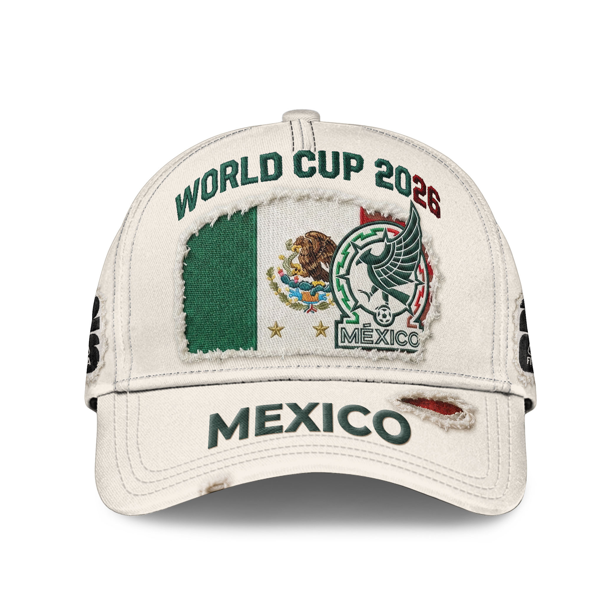 Mexico | Premium WC26 Vintage Distressed Cap NTH1 - Image 2