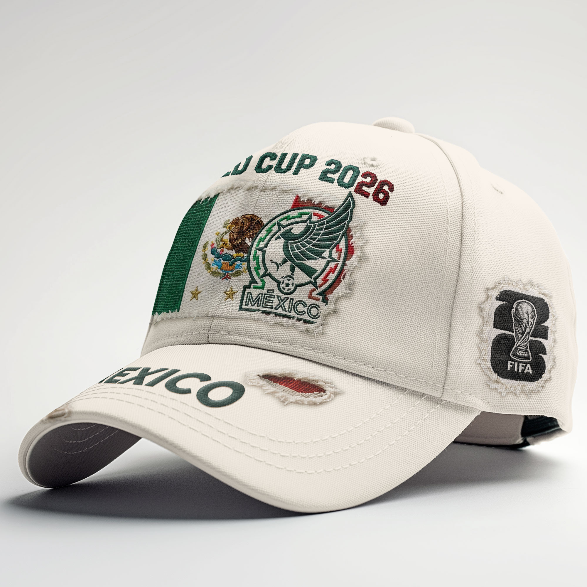 Mexico | Premium WC26 Vintage Distressed Cap NTH1 - Image 3