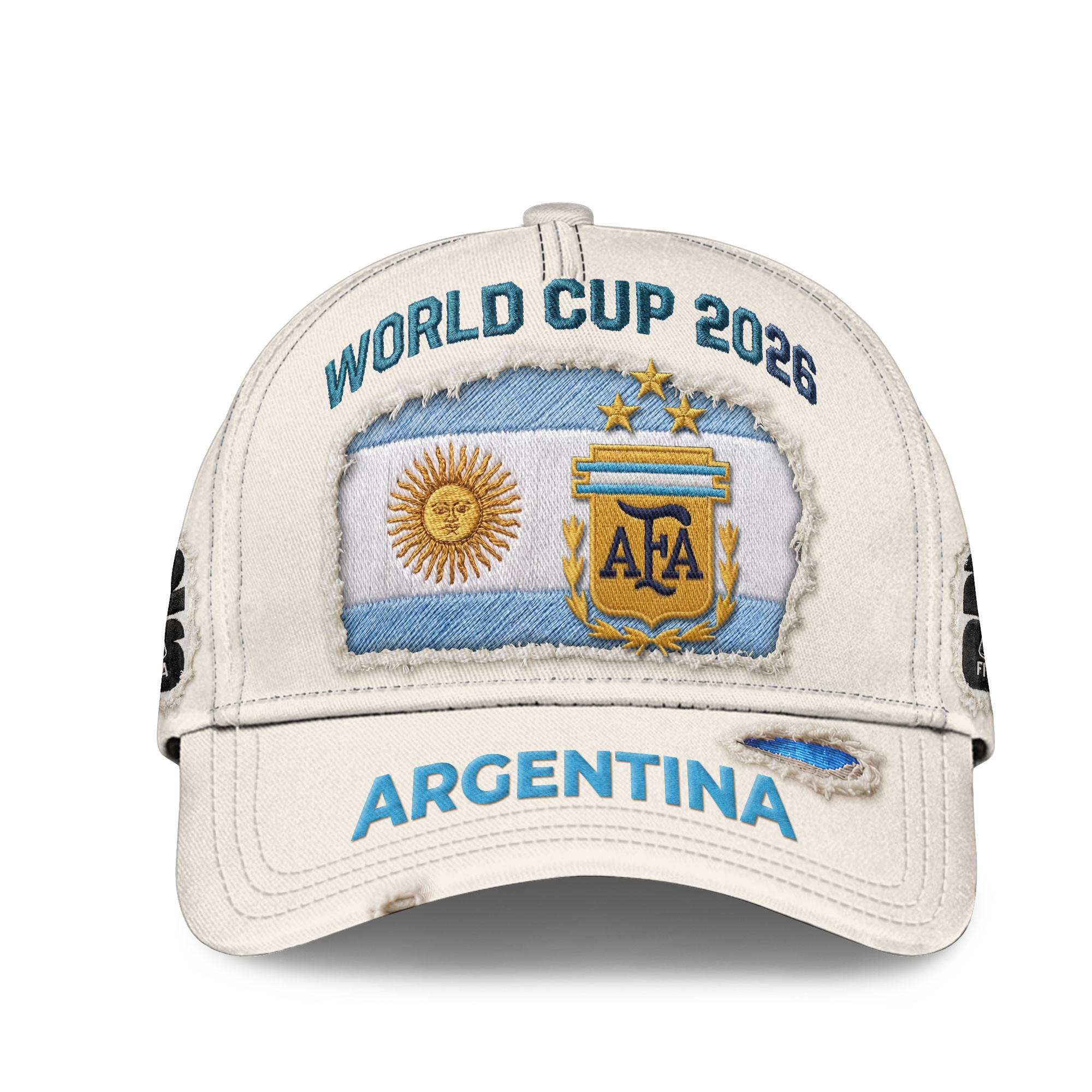 Argentina | Premium WC26 Vintage Distressed Cap NTH1 - Image 2