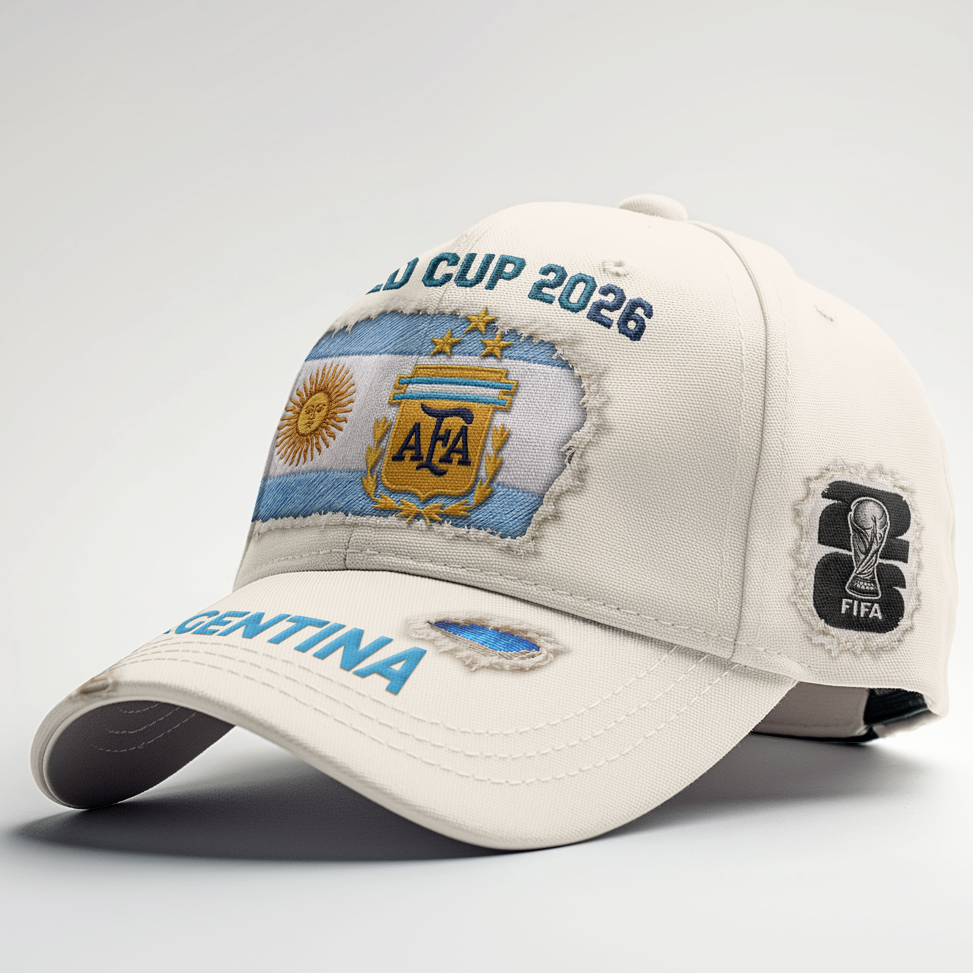 Argentina | Premium WC26 Vintage Distressed Cap NTH1 - Image 3