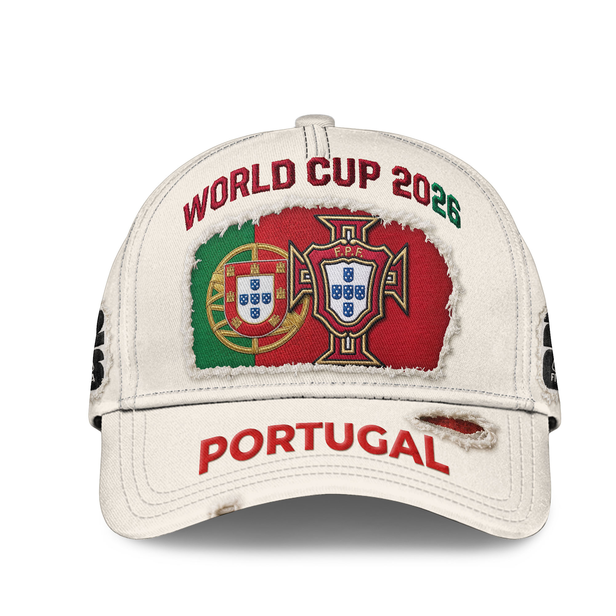 Portugal | Premium WC26 Vintage Distressed Cap NTH1 - Image 2