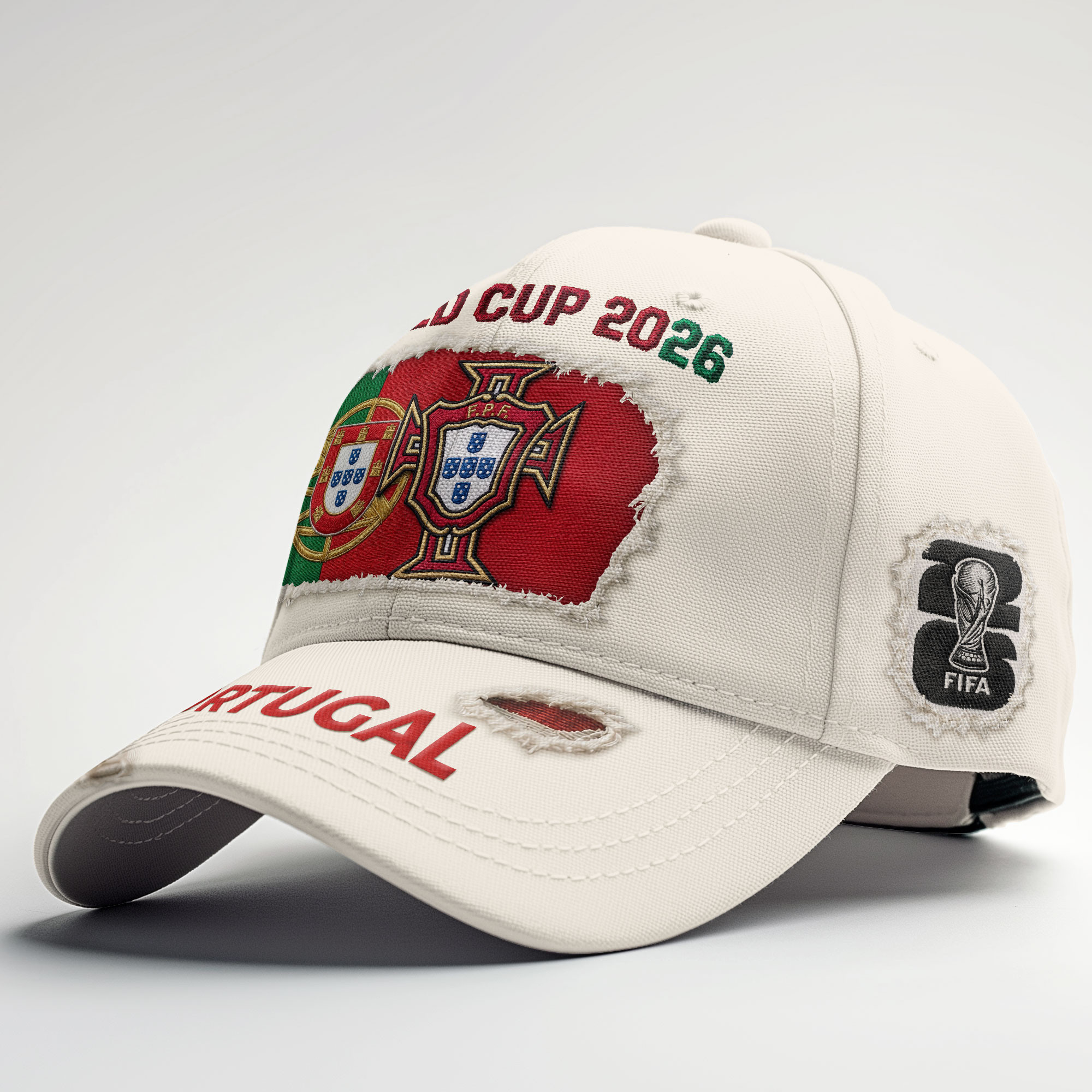 Portugal | Premium WC26 Vintage Distressed Cap NTH1 - Image 3