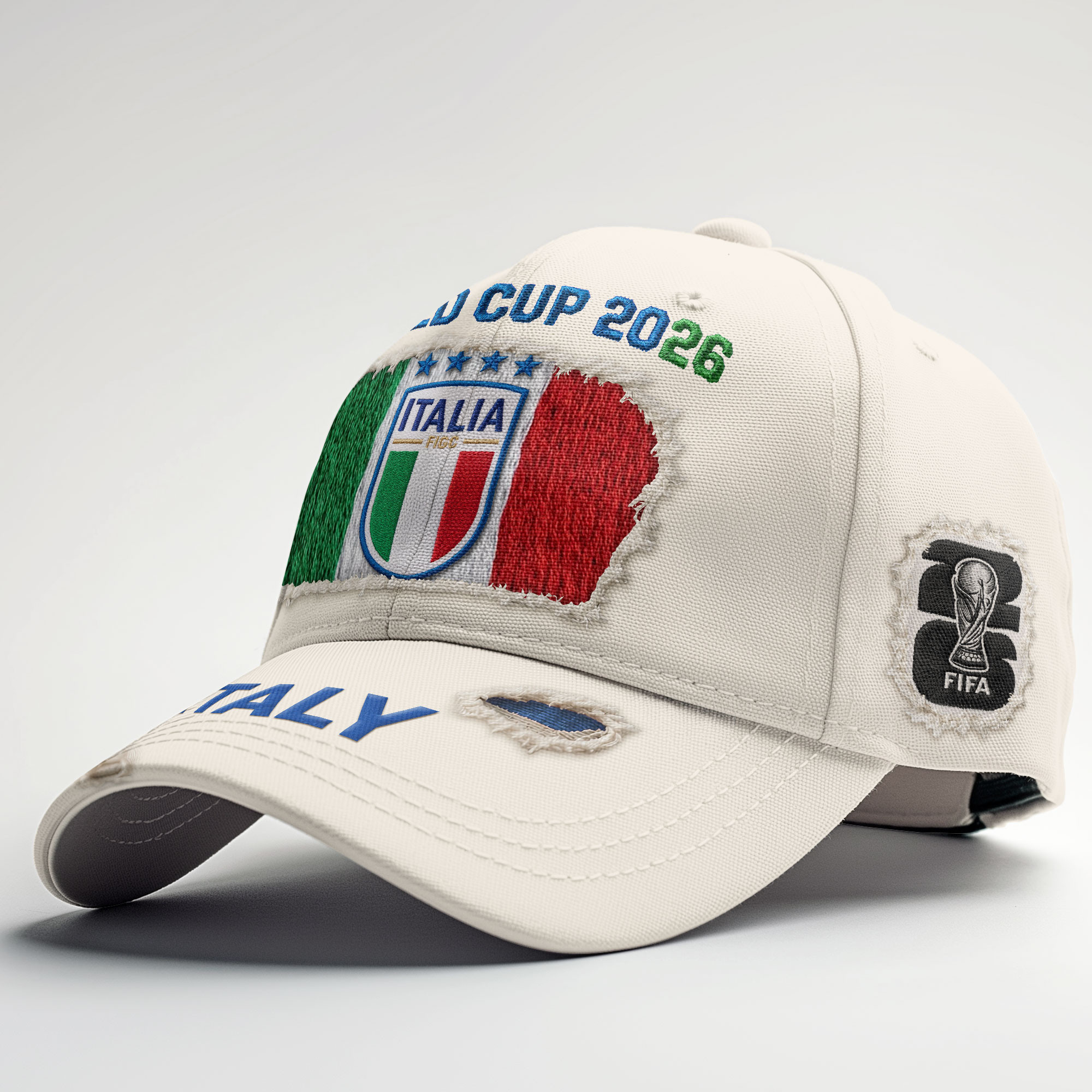 Italy | Premium WC26 Vintage Distressed Cap NTH1 - Image 3