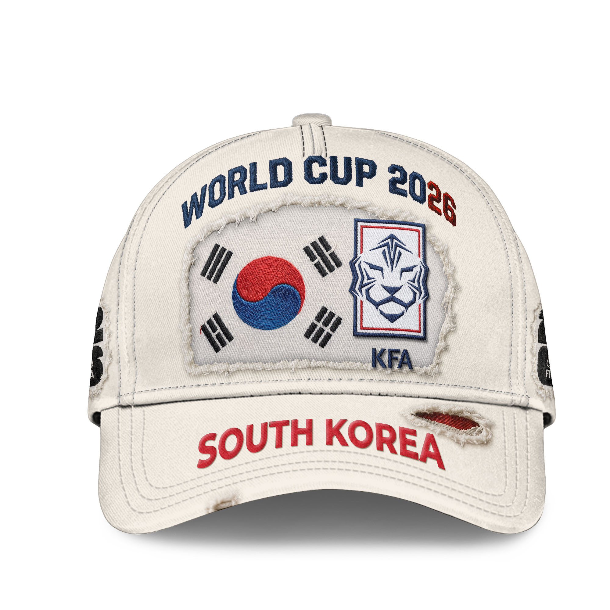 South Korea | Premium WC26 Vintage Distressed Cap NTH1 - Image 2