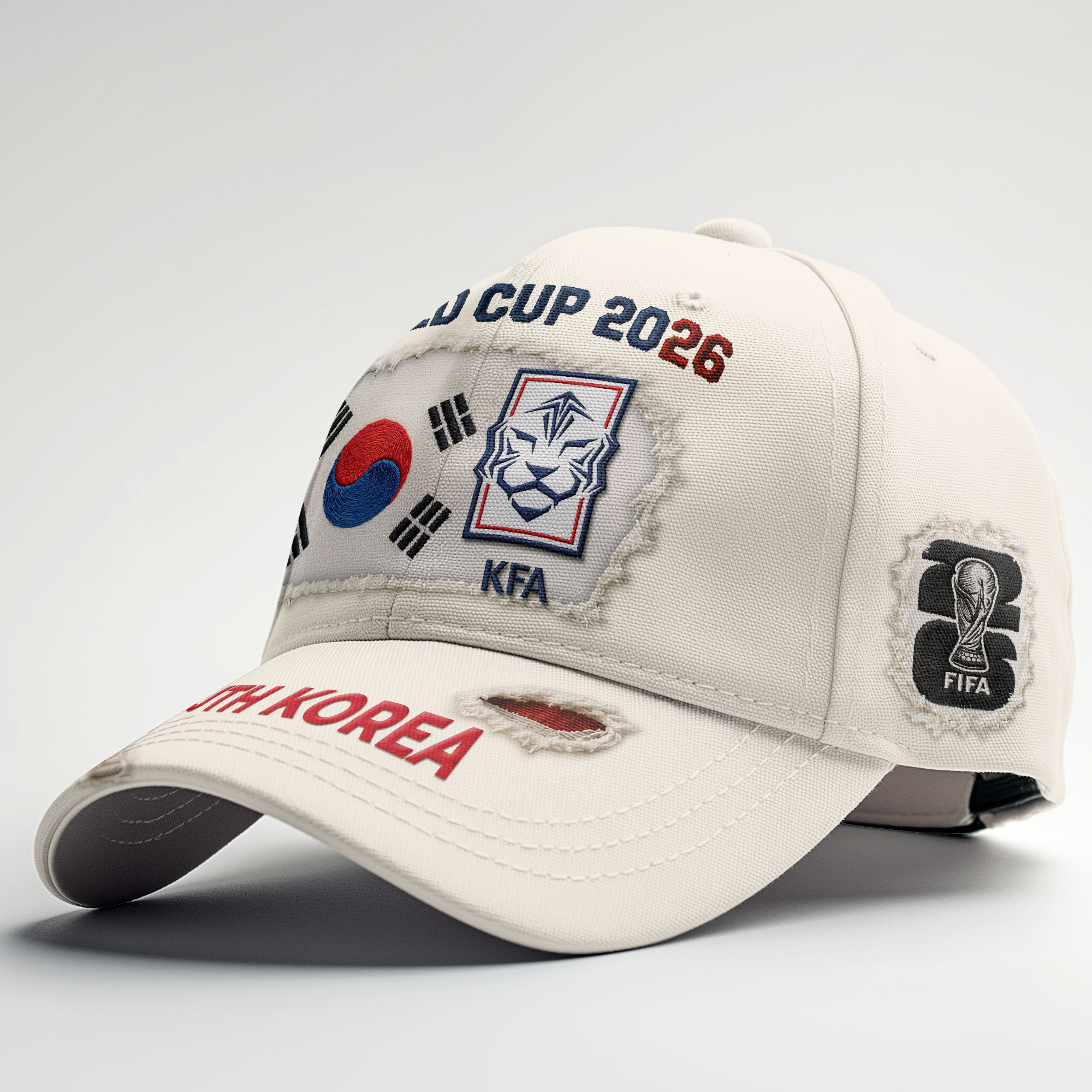 South Korea | Premium WC26 Vintage Distressed Cap NTH1 - Image 3
