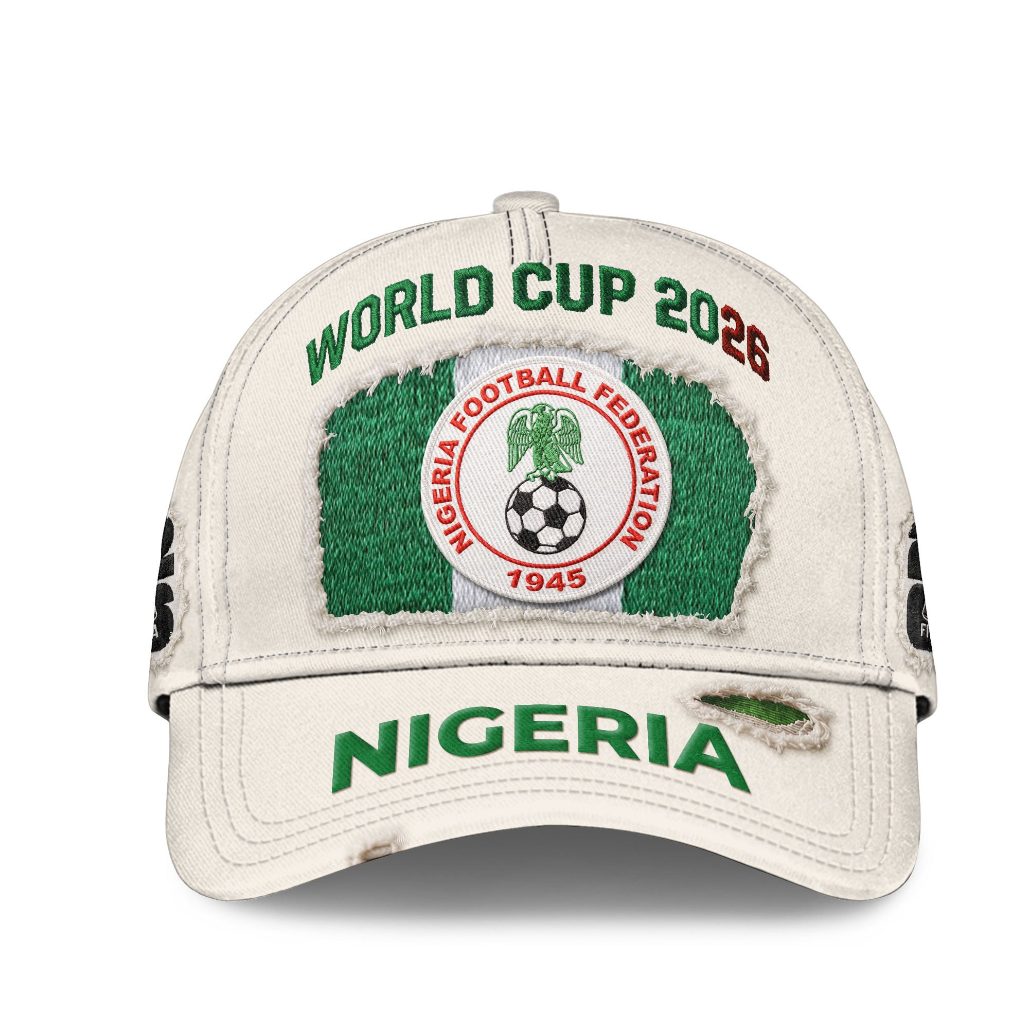 Nigeria | Premium WC26 Vintage Distressed Cap NTH1 - Image 2