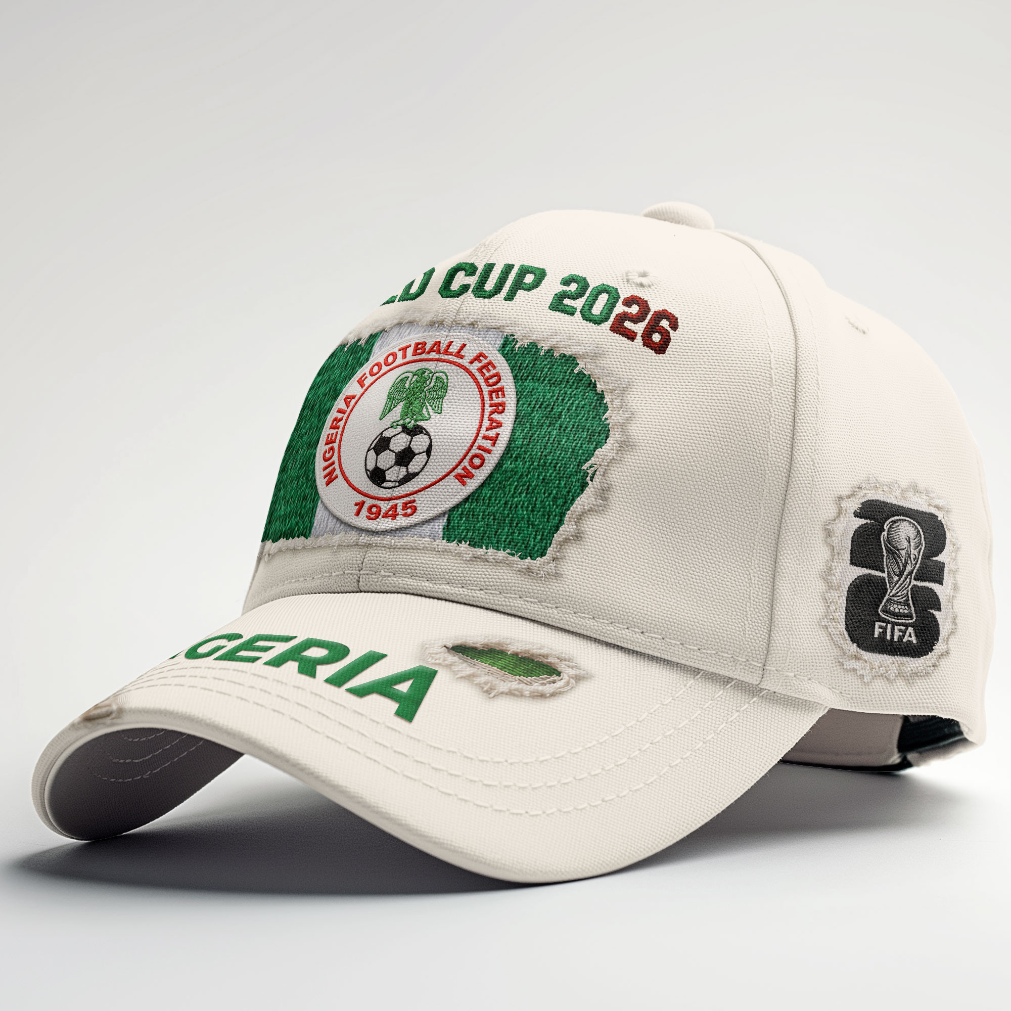 Nigeria | Premium WC26 Vintage Distressed Cap NTH1 - Image 3