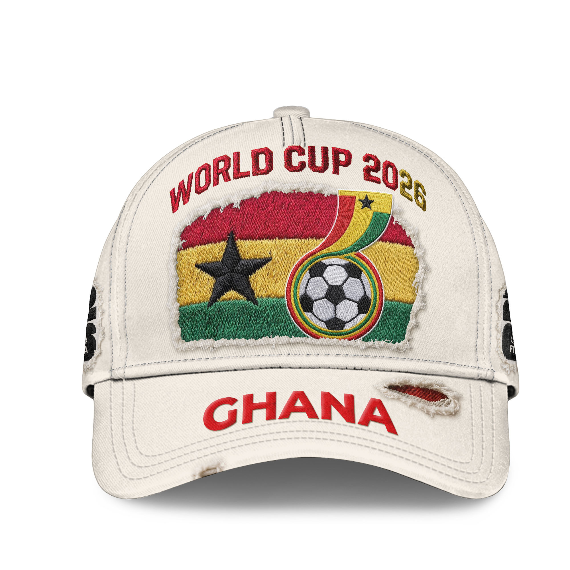 Ghana | Premium WC26 Vintage Distressed Cap NTH1 - Image 2