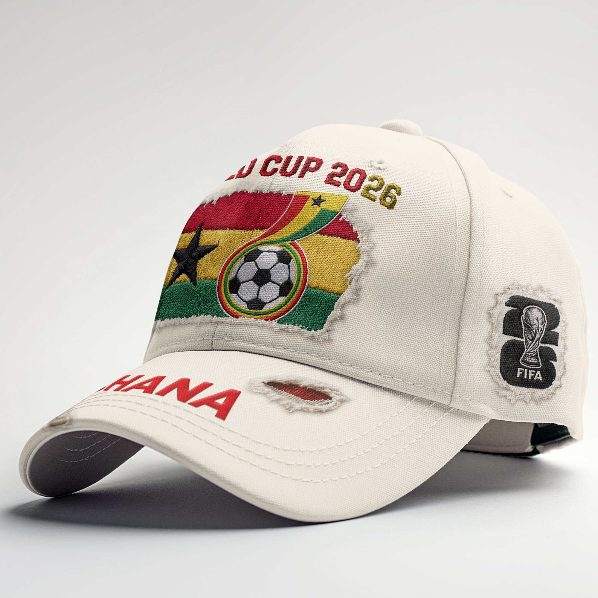 Ghana | Premium WC26 Vintage Distressed Cap NTH1 - Image 3