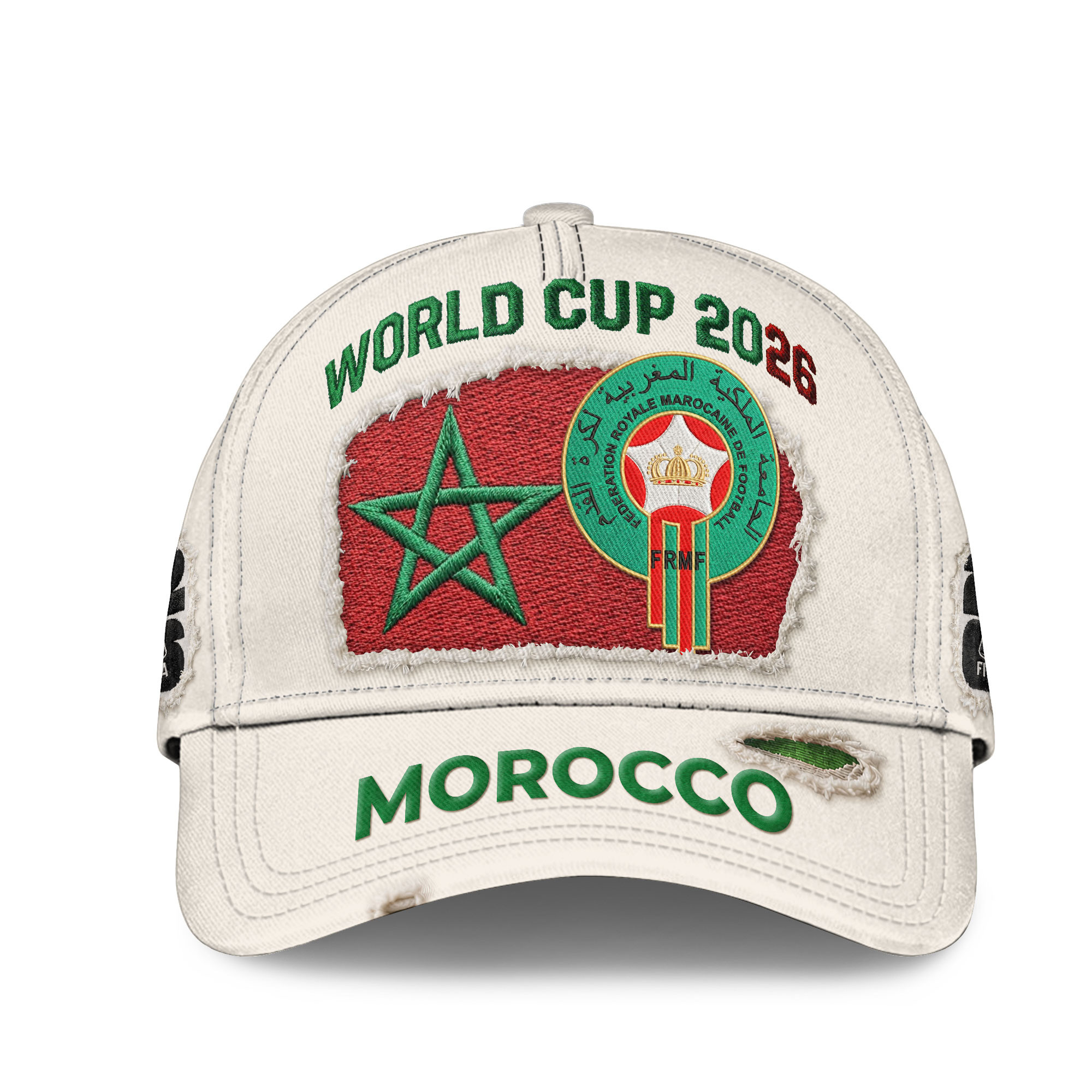 Morocco | Premium WC26 Vintage Distressed Cap NTH1 - Image 2