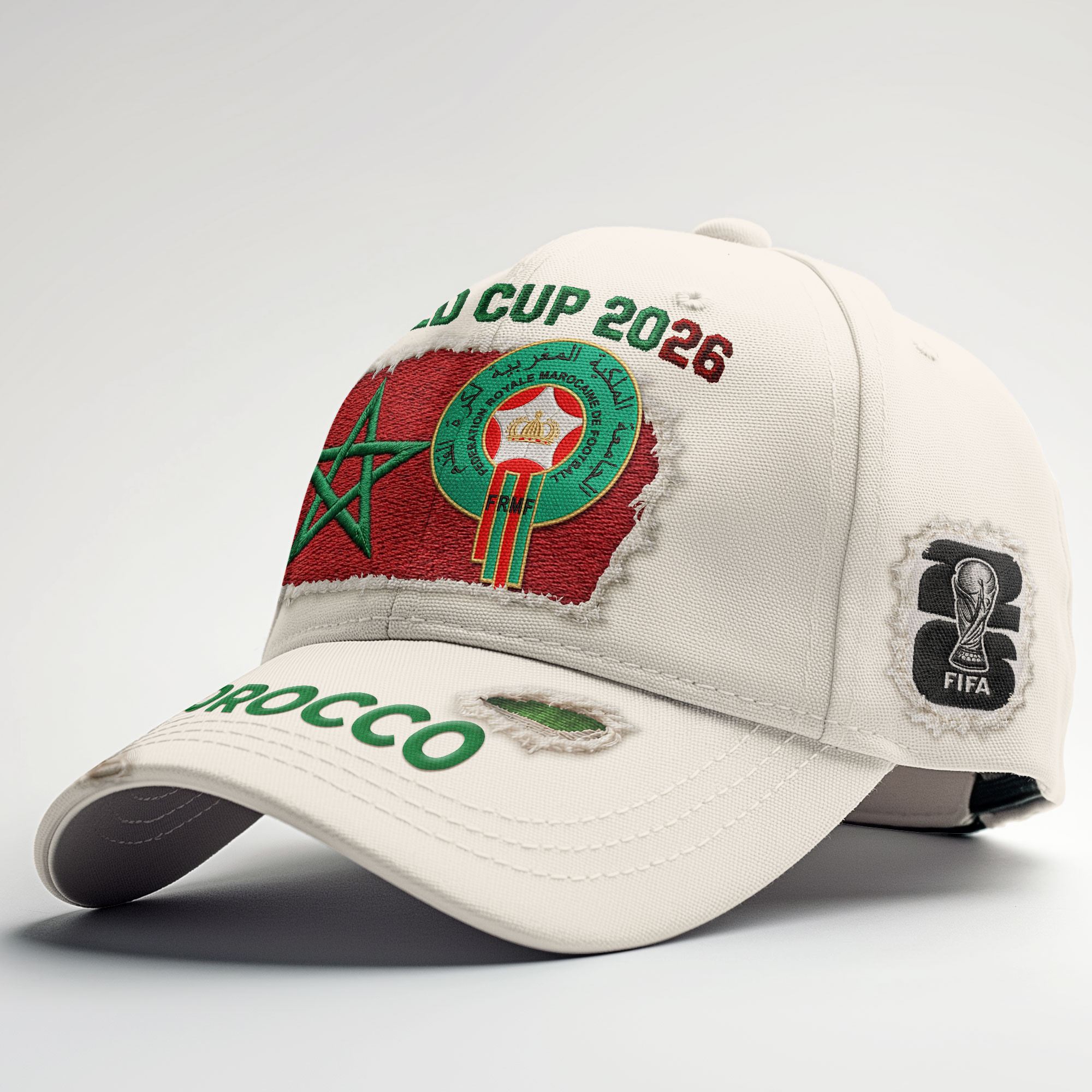 Morocco | Premium WC26 Vintage Distressed Cap NTH1 - Image 3