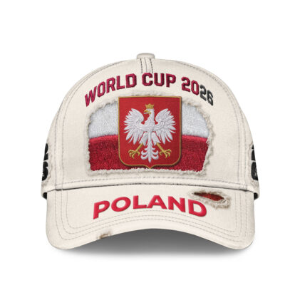 Alternative view of Poland | Premium WC26 Vintage Distressed Cap NTH1