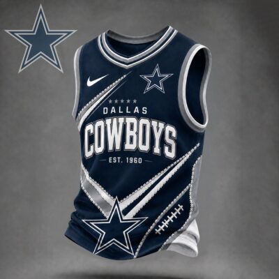 Dallas Cowboys | Premium NFL Game Day V-neck Tank Top Jersey