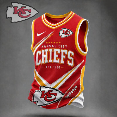 Kansas City Chiefs | Premium NFL Game Day V-neck Tank Top Jersey