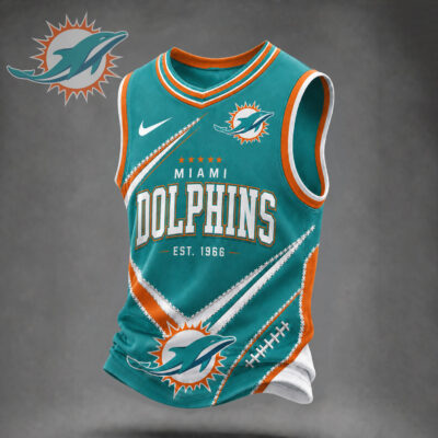 Miami Dolphins | Premium NFL Game Day V-neck Tank Top Jersey